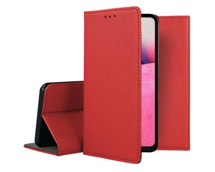 Forcell Smart Book Case με Δυνατότητα Stand Θήκη Πορτοφόλι Red (Samsung Galaxy A33 5G)
