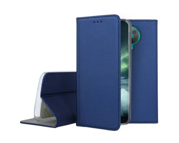 Forcell Smart Book Case με Δυνατότητα Stand Θήκη Πορτοφόλι Navy Blue (Nokia G20)
