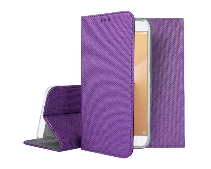 Forcell Smart Book Case με Δυνατότητα Stand Θήκη Πορτοφόλι Purple (Xiaomi Redmi Note 5A)