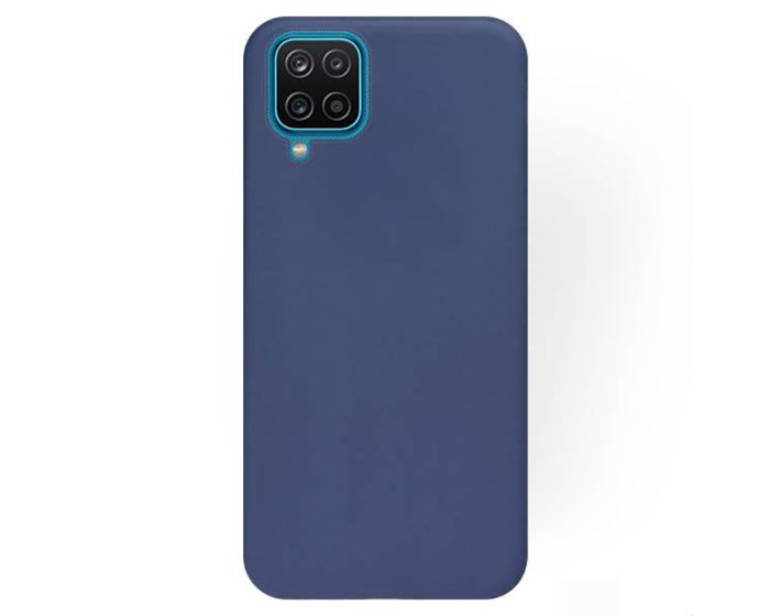 Matt Back Cover TPU Case Θήκη Blue (Samsung Galaxy A12 / M12)