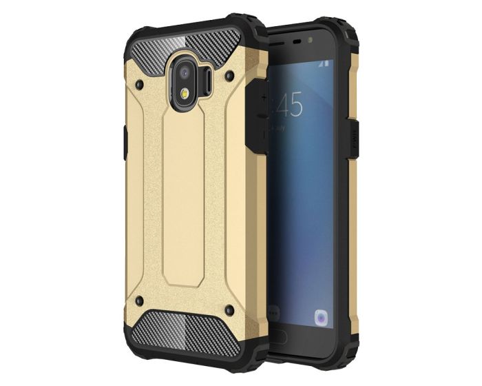 Forcell Hybrid Tech Armor Case Ανθεκτική Θήκη - Gold (Samsung Galaxy J2 Pro - 2018)