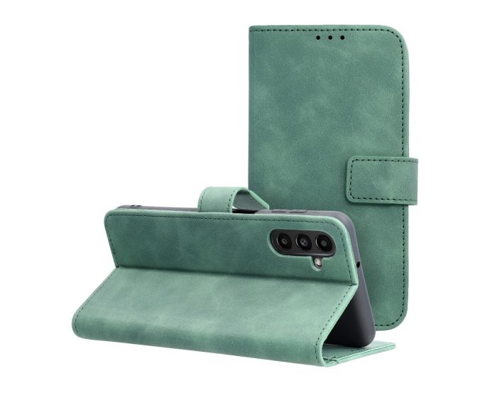 Forcell Tender Wallet Case Θήκη Πορτοφόλι με Δυνατότητα Stand - Green (Samsung Galaxy A13 5G / A04s)