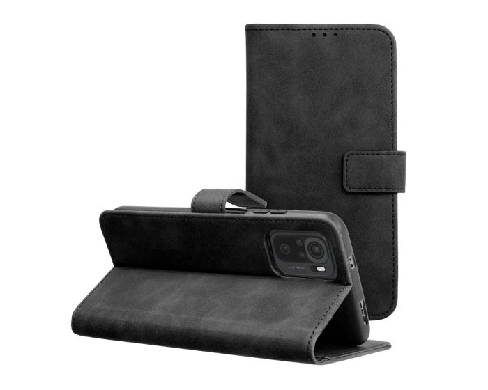 Forcell Tender Wallet Case Θήκη Πορτοφόλι με Δυνατότητα Stand - Black (Xiaomi Redmi Note 11 / 11S 4G)