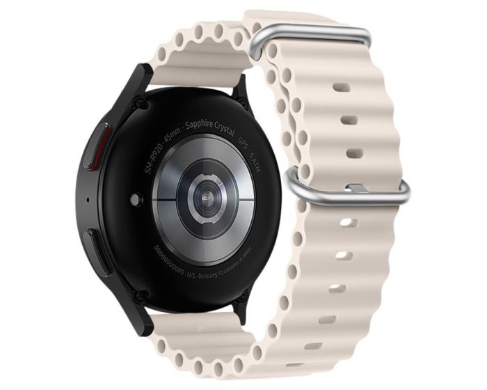 Forcell F-Design FS01 Strap Λουράκι για Samsung Galaxy Watch 22mm Star Light
