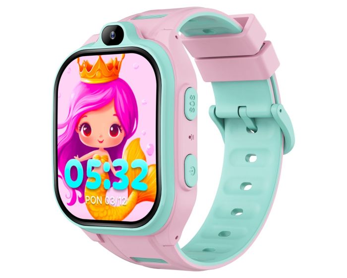 Forever Boost KW-530 GPS WiFi 4G SIM Smartwatch for Kids - Pink - MT83069