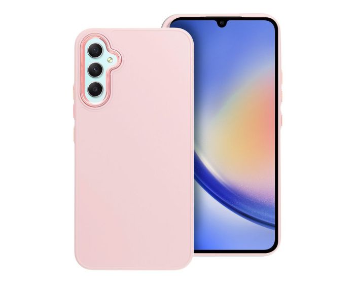 TPU Silicone Case with Camera Frame Powder Pink (Samsung Galaxy A25 5G)