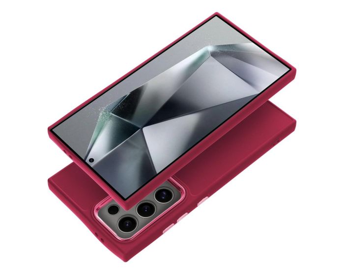 Satin Case with Camera Frame Magenta (Samsung Galaxy S25 Plus)