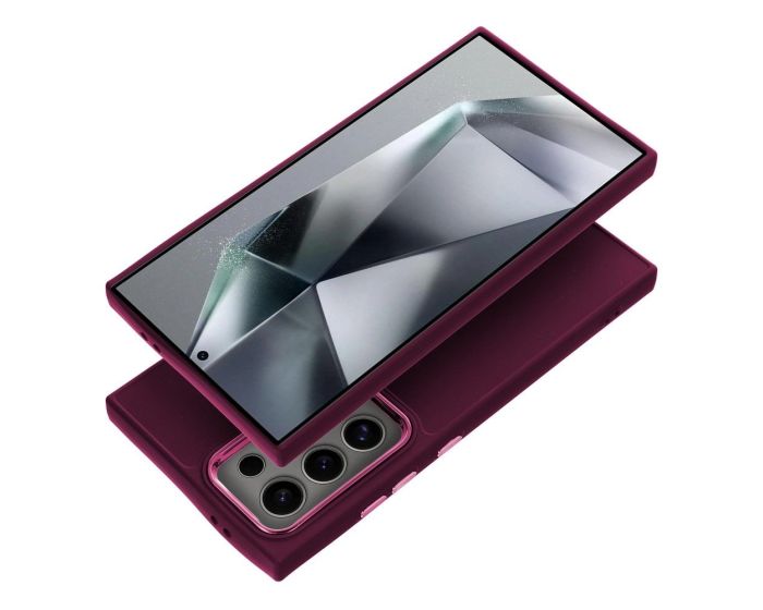 Satin Case with Camera Frame Purple (Samsung Galaxy S25 Ultra)