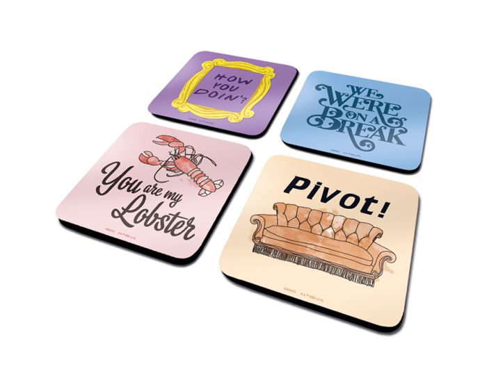 Friends (Quotes) 4 Coaster Set - Σουβέρ 4 Τμχ.
