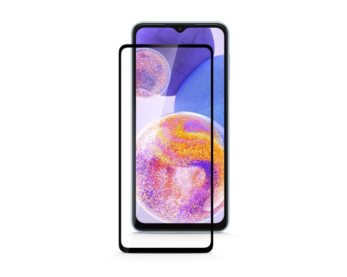 3D Full Glue Full Face Ceramic Black Αντιχαρακτικό Γυαλί 9H Tempered Glass (Samsung Galaxy A23 4G / 5G)