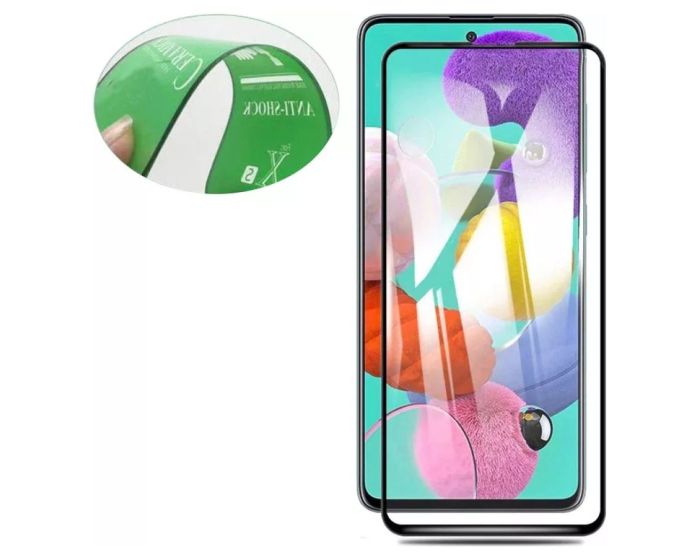 3D Full Glue Full Face Ceramic Black Αντιχαρακτικό Γυαλί 9H Tempered Glass (Samsung Galaxy A35 5G / A55 5G)