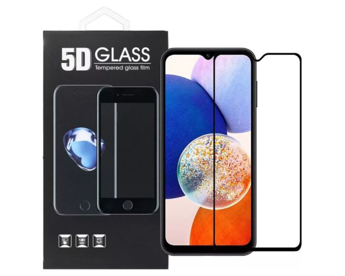 3D Full Glue Full Face Black Αντιχαρακτικό Γυαλί 9H Tempered Glass (Samsung Galaxy A05s)