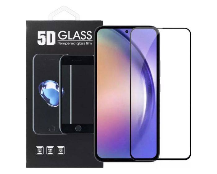 3D Full Glue Full Face Black Αντιχαρακτικό Γυαλί 9H Tempered Glass (Samsung Galaxy A35 5G / A55 5G)