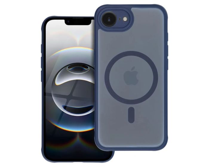Full Matte Mag Cover MagSafe Hybrid Case Blue (iPhone 16e / 17e) - MT82333