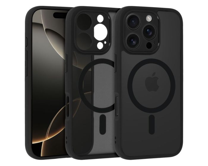 Full Matte Mag Cover MagSafe Hybrid Case Matte Black (Xiaomi Poco X7 Pro 5G) - MT84521