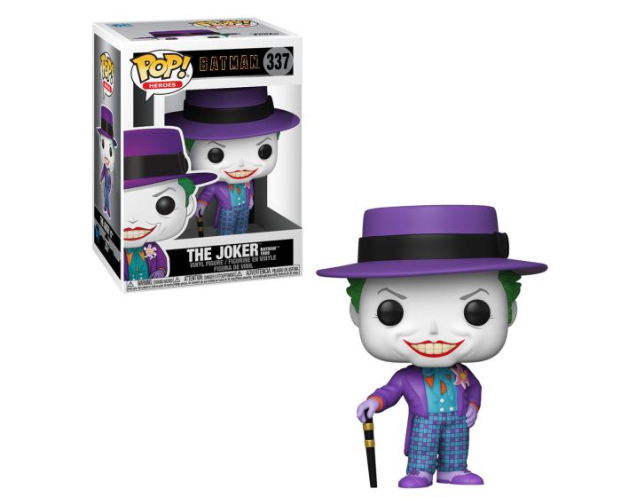 Funko POP! Heroes: DC Comics Batman 1989 - The Joker with Hat #337