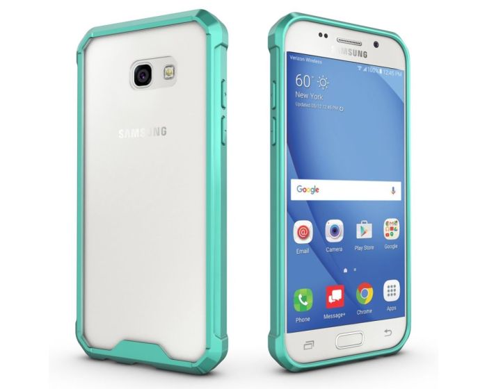 Hybrid Fusion Case Clear / Green (Samsung Galaxy A3 2017)