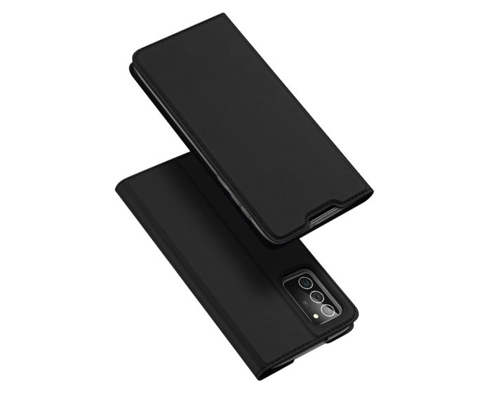 DUX DUCIS SkinPro Wallet Case Θήκη Πορτοφόλι με Stand - Black (Samsung Galaxy Note 20)