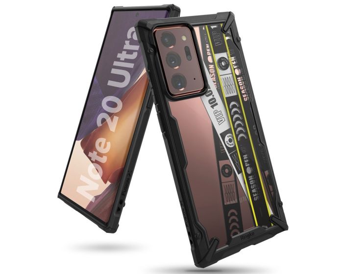 Ringke Fusion-X Design Σκληρή Θήκη με TPU Bumper Ticket Band (Samsung Galaxy Note 20 Ultra)