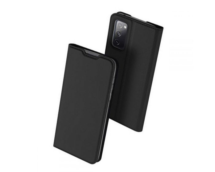 DUX DUCIS SkinPro Wallet Case Θήκη Πορτοφόλι με Stand - Black (Samsung Galaxy S20 FE)