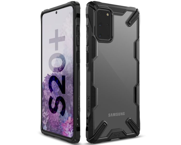 Ringke Fusion-X Σκληρή Θήκη με TPU Bumper Black (Samsung Galaxy S20 Plus)