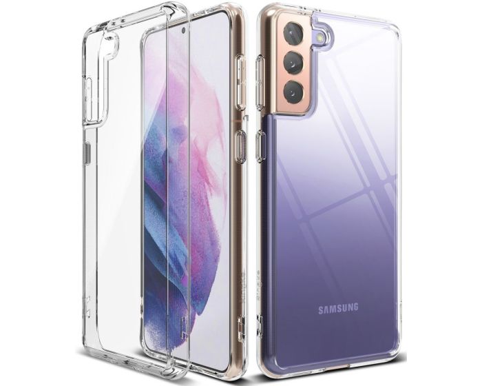 Ringke Fusion Σκληρή Θήκη με TPU Bumper Clear (Samsung Galaxy S21 5G)