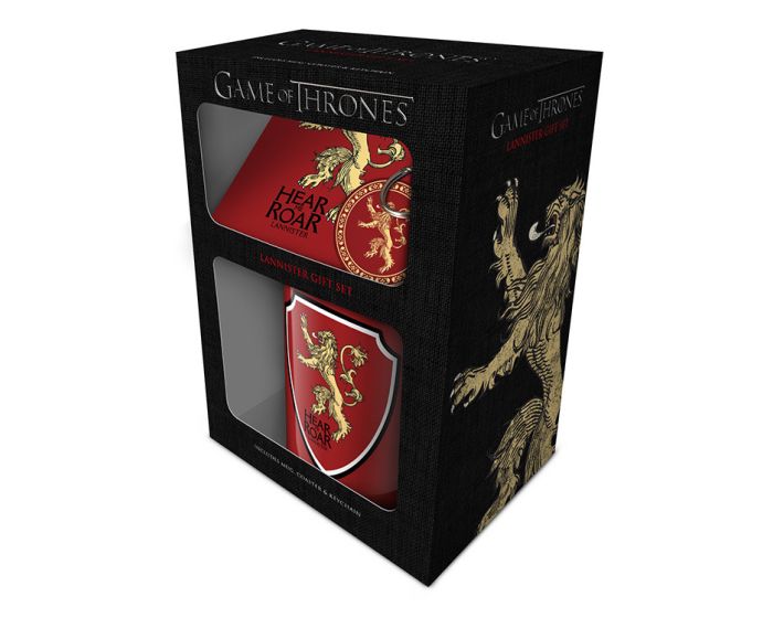 Game of Thrones (Lannister) Mug, Coaster and Keychain Set