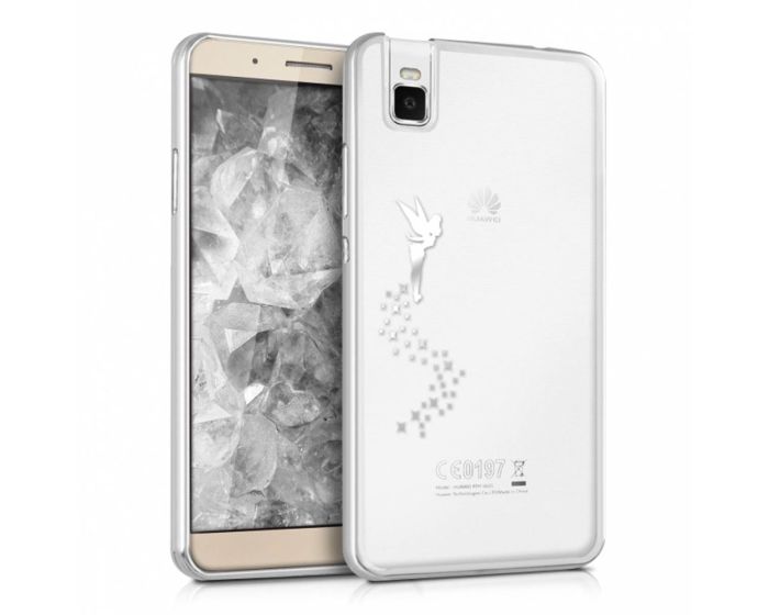 KWmobile Electro Bumper Silicone Case Slim Fit Fairy (37716.35) Θήκη Σιλικόνης Silver (Huawei Honor 7i / Huawei Shot X)