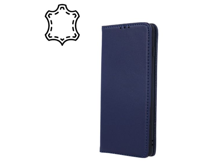 Smart Pro Leather Book Case Θήκη Πορτοφόλι με Stand - Navy Blue (Samsung Galaxy A55 5G)