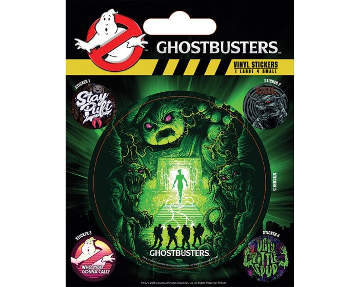 Ghostbusters (Ghosts and Ghouls) Vinyl Sticker Pack - Σετ 5 Αυτοκόλλητα