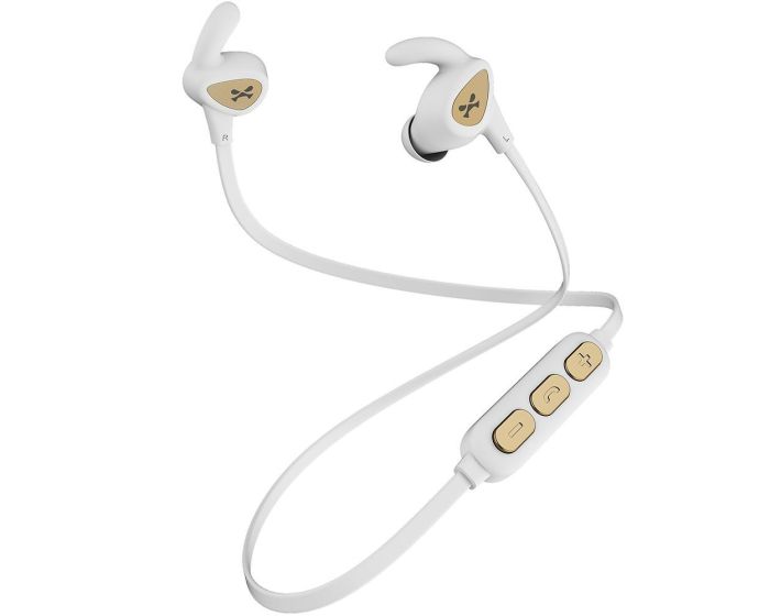 Ghostek Rush Wireless Bluetooth Sports Earbuds Ασύρματα Ακουστικά White / Gold