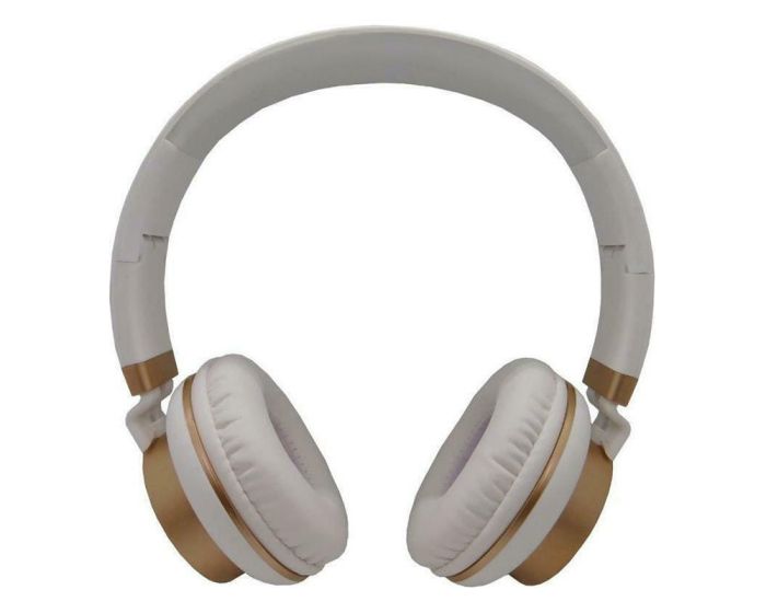 GJBY Audio Headphones (GJ-18) Ακουστικά 3.5mm με Καλώδιο 1.5m - White