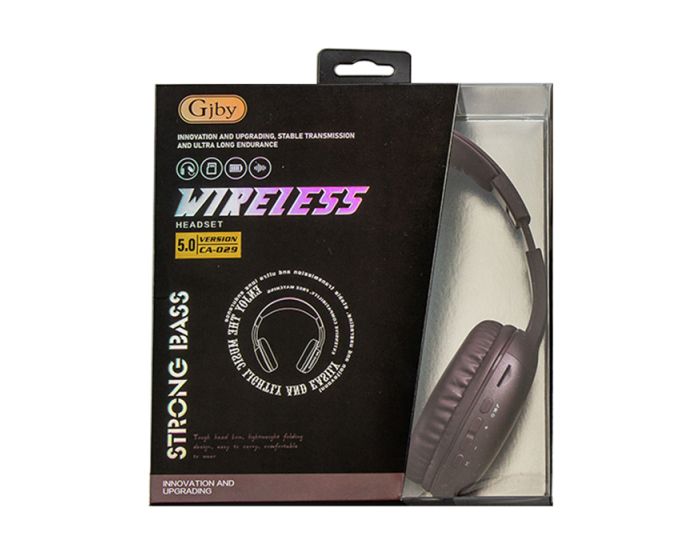 GJBY Wireless Headphones (CA-029) Ασύρματα Ακουστικά Bluetooth - Purple