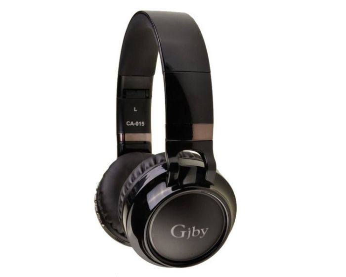 GJBY Wireless Headphones (CA-015) Ασύρματα Ακουστικά Bluetooth - Black