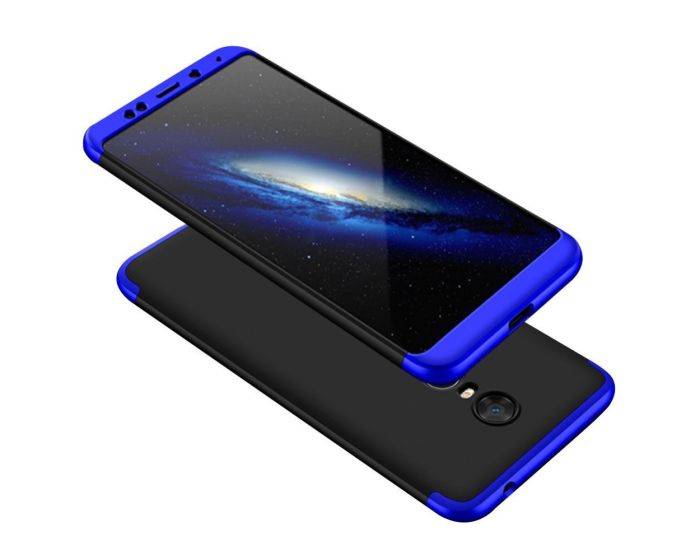 GKK Luxury 360° Full Cover Case Black / Blue (Xiaomi Redmi 5 Plus)