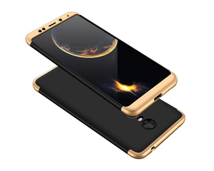 GKK Luxury 360° Full Cover Case Black / Gold (Xiaomi Redmi 5 Plus)
