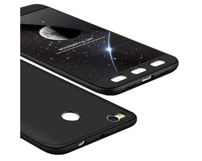 GKK Luxury 360° Full Cover Case Black (Xiaomi Redmi 4X)