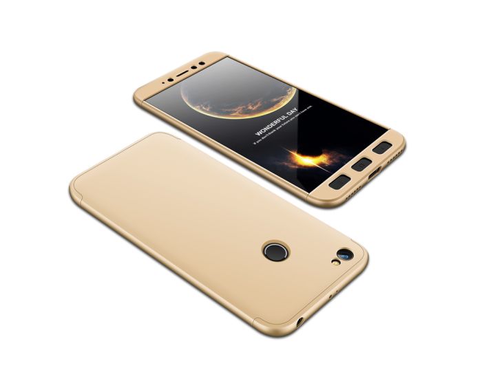 GKK Luxury 360° Full Cover Case Gold (Xiaomi Redmi Note 5A Prime)