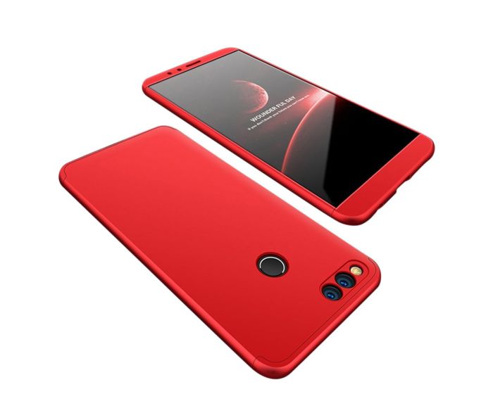 GKK Luxury 360° Full Cover Case Red (Huawei Honor 7X)