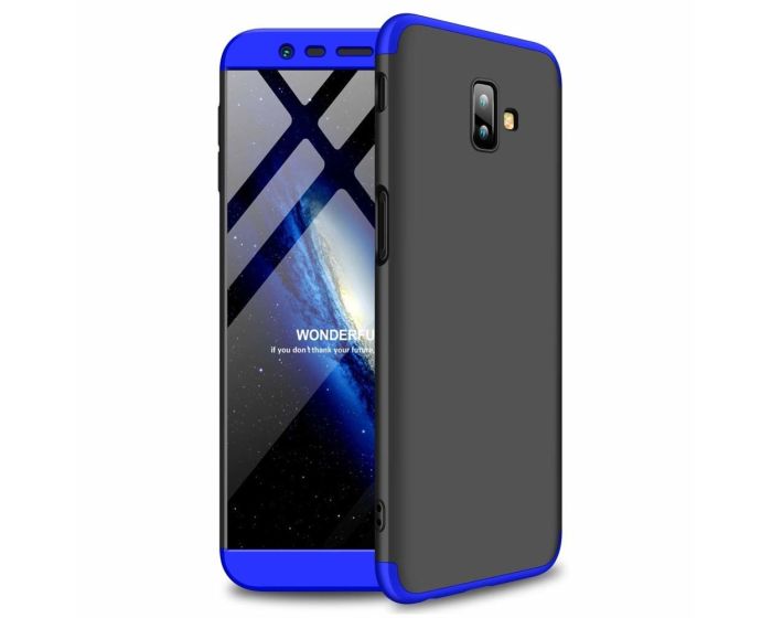 GKK Luxury 360° Full Cover Case Black / Blue (Samsung Galaxy J6 Plus 2018)