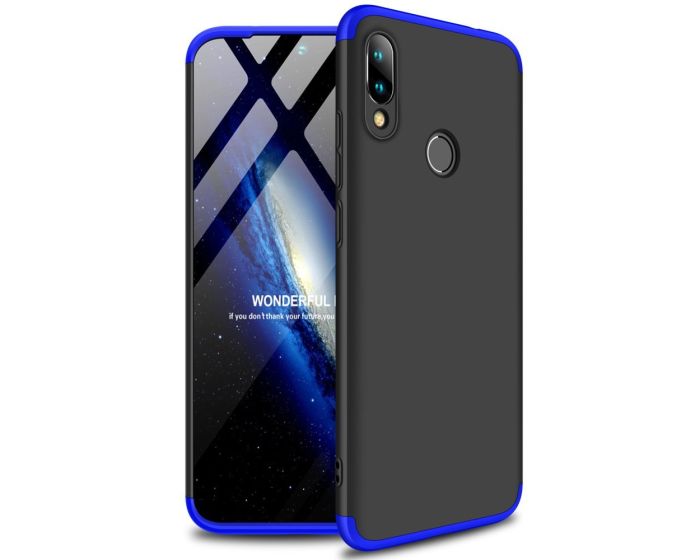 GKK Luxury 360° Full Cover Case Black / Blue (Xiaomi Redmi 7)