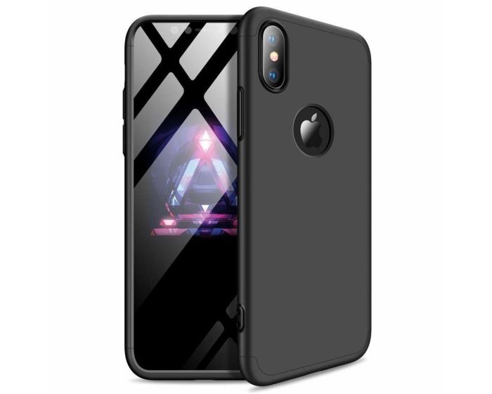 GKK Luxury 360° Full Cover Case Black (iPhone XR)