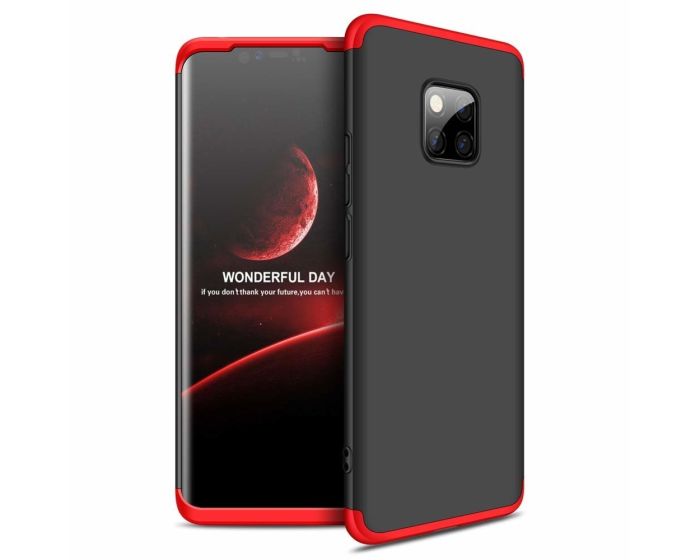 GKK Luxury 360° Full Cover Case Black / Red (Huawei Mate 20 Pro)