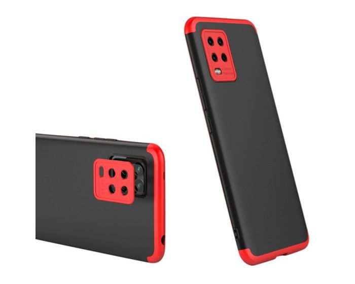 GKK Luxury 360° Full Cover Case Black / Red (Xiaomi Mi 10 Lite)