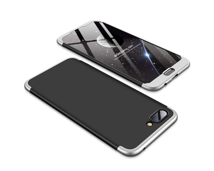GKK Luxury 360° Full Cover Case Black / Silver (Huawei Honor 10)