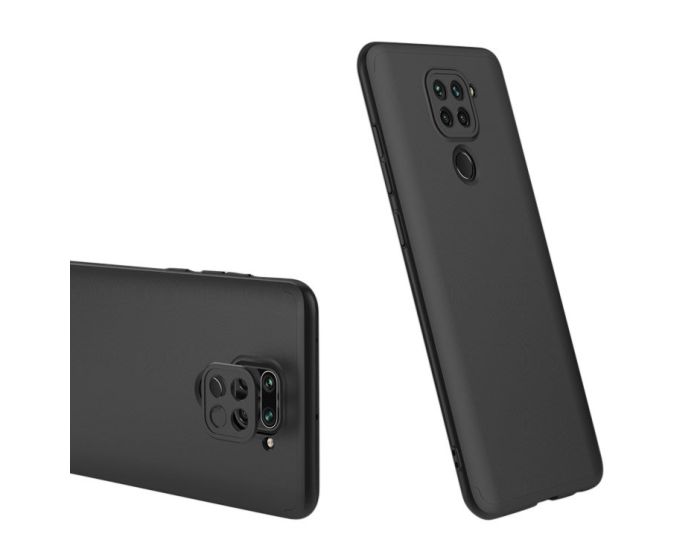 GKK Luxury 360° Full Cover Case Black (Xiaomi Redmi Note 9)