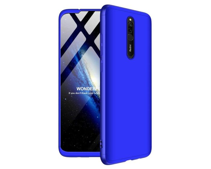 GKK Luxury 360° Full Cover Case Blue (Xiaomi Redmi 8)