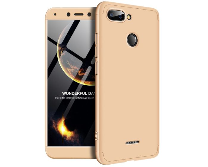 GKK Luxury 360° Full Cover Case Gold (Xiaomi Redmi 6)