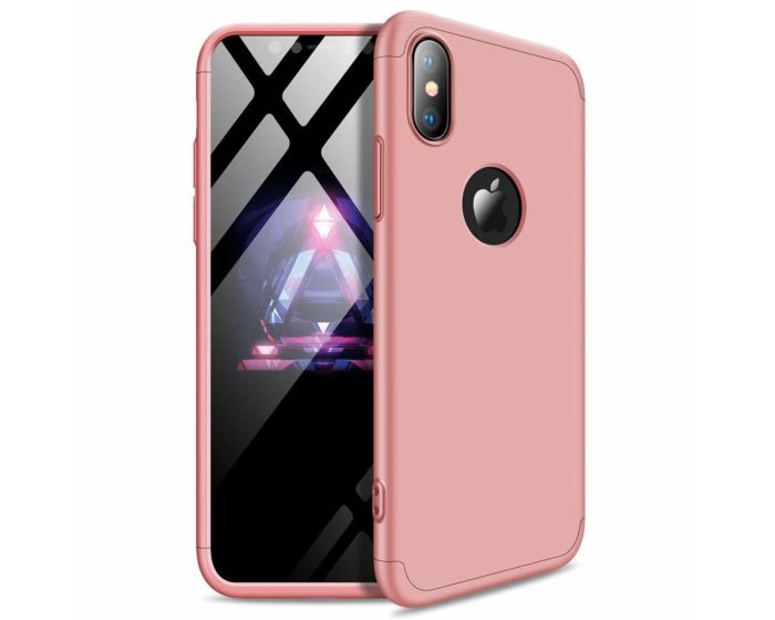 GKK Luxury 360° Full Cover Case Pink (iPhone XR)