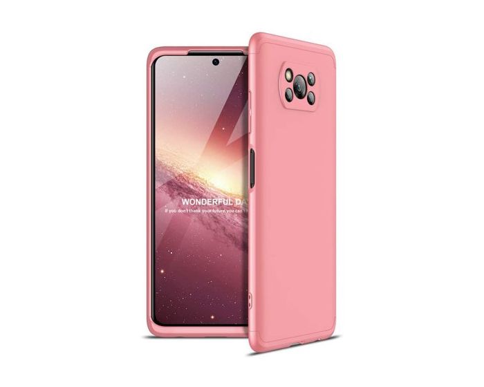 GKK Luxury 360° Full Cover Case Pink (Xiaomi Poco X3 NFC / X3 Pro)